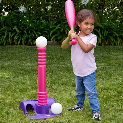 TotSports T-Ball set Pink/Purple | Little Tikes