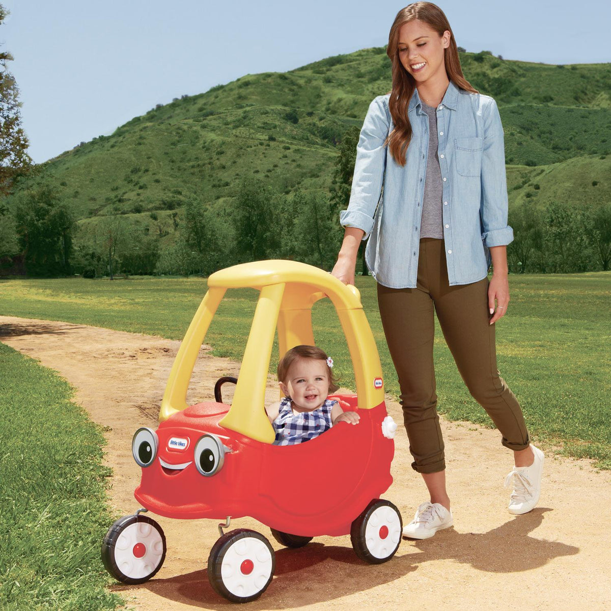 Little Tikes Cozy Coupe Classic Ride-On Car - Working Door & Horn