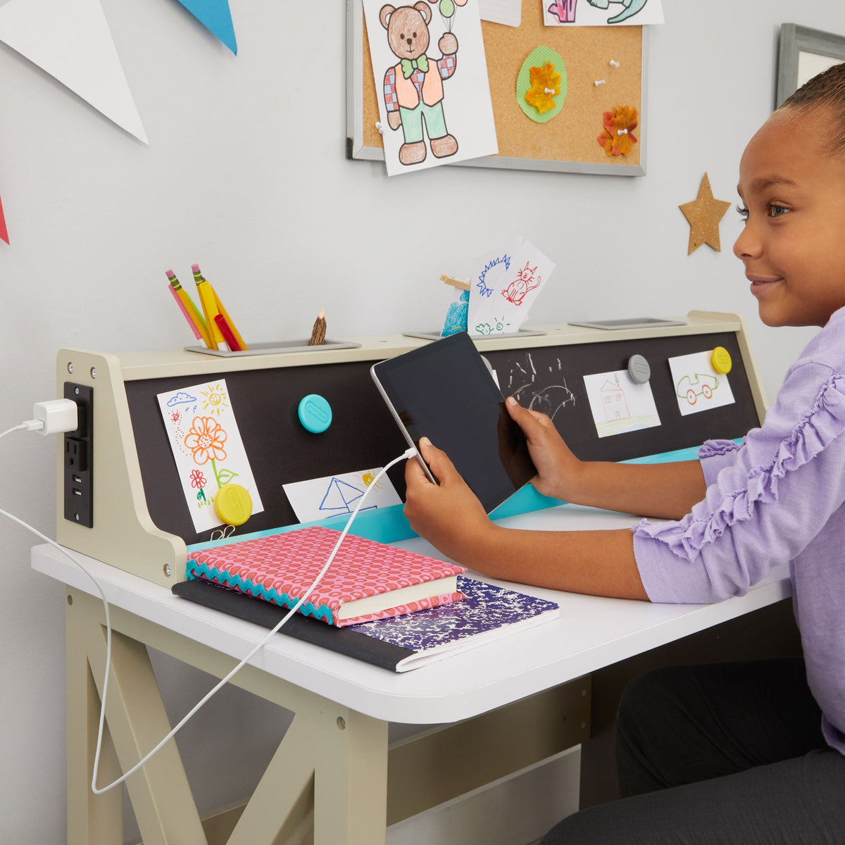 Little Tikes 2-in-1 Chalkboard Desk