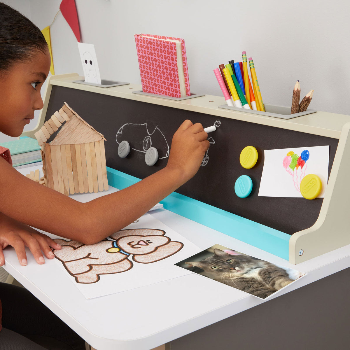 Little Tikes 2-in-1 Chalkboard Desk