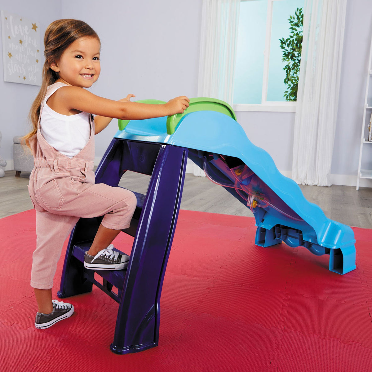 Little Tikes 2-in-1 Indoor-Outdoor Slide For Toddlers
